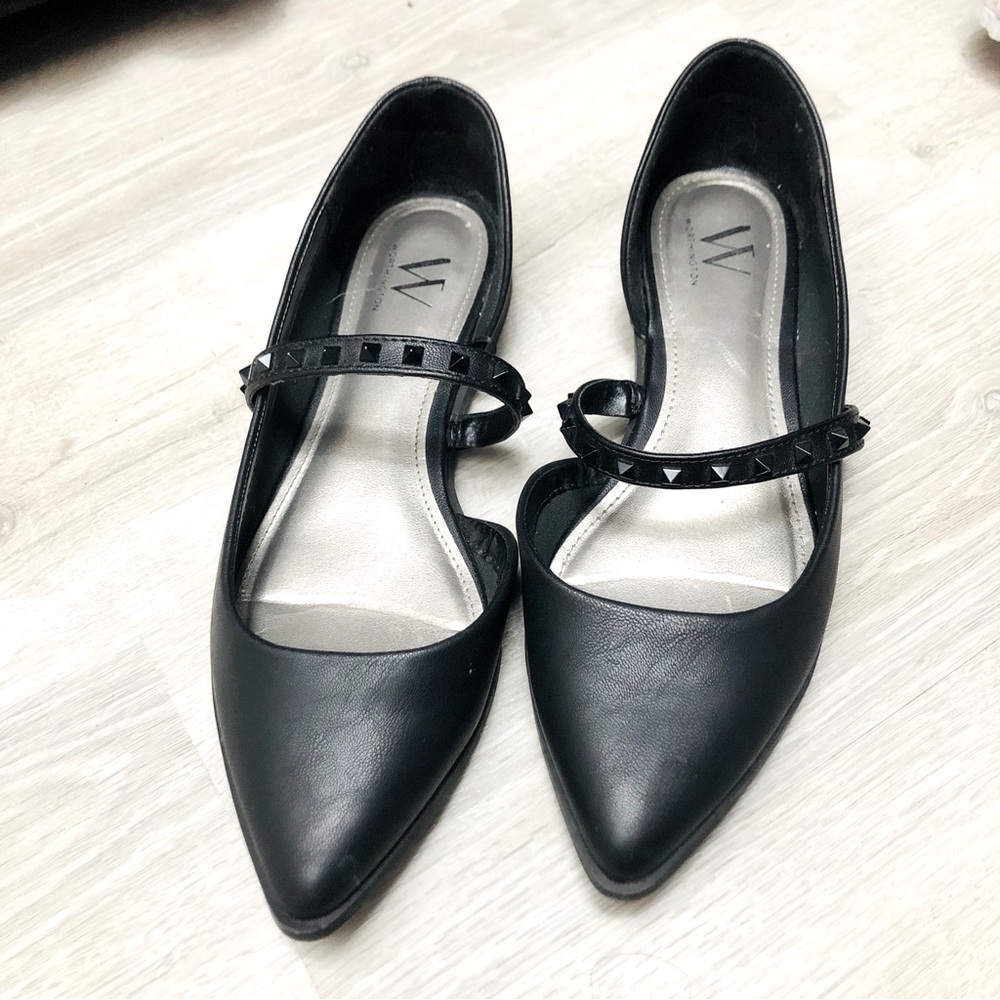 Worthington Cora Black Flat, Size 8